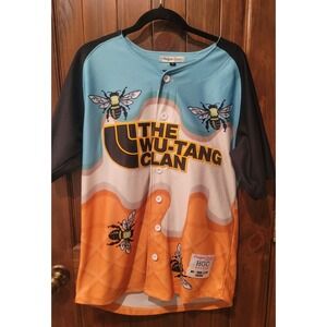 Headgear Classics The Wu-Tang Clan Cream 96 Baseball Style Jersey Size Medium